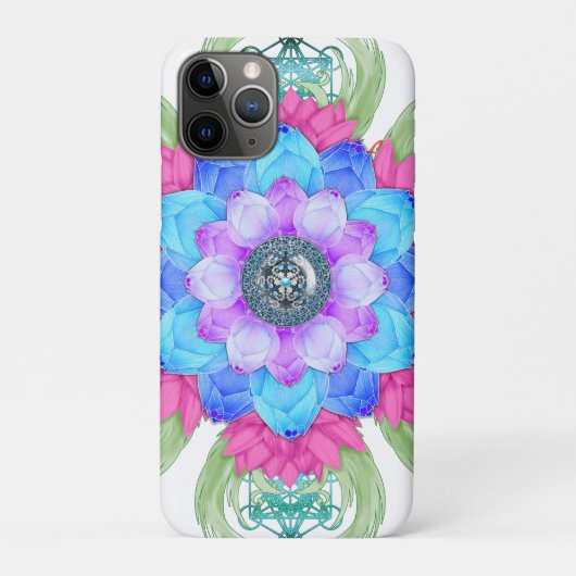 Lotus kleuren spectrum zeldzame iPhone hoes (Achterkant)