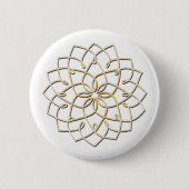Lotus Knot Button (wit) (Voorkant)