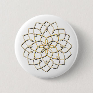 Lotus Knot Button (wit)