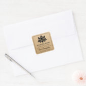 Lotus Kraft Brown Soy Candle Product Labels (Envelop)