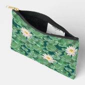 Lotus Lagoon patroon - De witte Lotus Etui (Open)