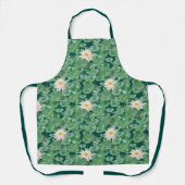 Lotus Lagoon patroon - De witte Lotus Schort (Voorkant)