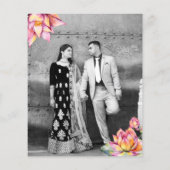 Lotus lantaarns Indiaanse bruiloft met uitzonderin (Achterkant)