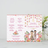 Lotus lantaarns Indiase huwelijksrituelen programm (Staand voorkant)