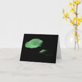 Lotus Leaves Kaart (Gele Bloem)