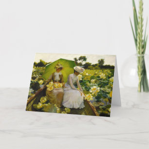Lotus Lelies   Charles Courtney Curran Kaart