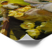 Lotus Lelies | Charles Courtney Curran Poster (Hoek)