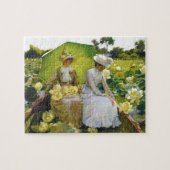 Lotus Lelies Pond Charles Courtney Curran Legpuzzel (Horizontaal)