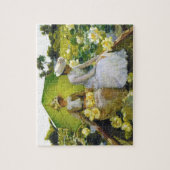Lotus Lelies Pond Charles Courtney Curran Legpuzzel (Verticaal)