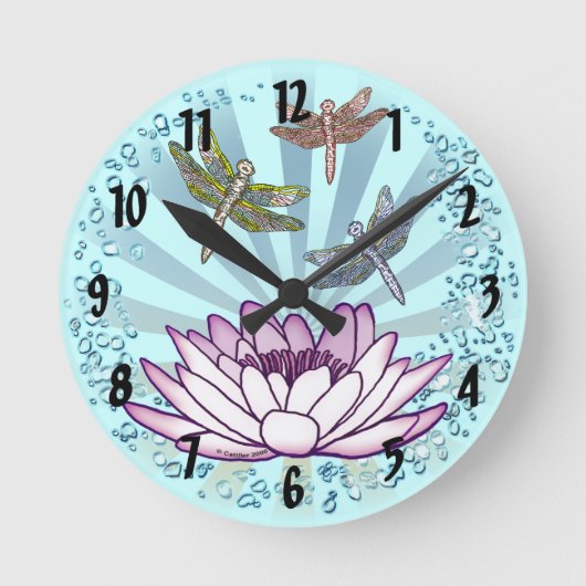 Lotus Libelle klok (Voorkant)