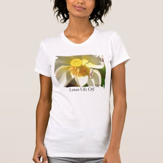 Lotus Lift Off Flower T shirt (Voorkant)