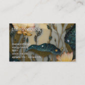 Lotus Light Awakening | botanisch ontwerp Visitekaartje (Achterkant)
