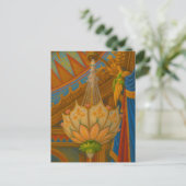Lotus Light – Royal Pavilion Chandelier Print Briefkaart (Staand voorkant)
