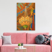 Lotus Light – Royal Pavilion kroonluchter print (Insitu (Woonkamer))