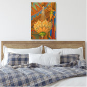 Lotus Light – Royal Pavilion kroonluchter print (Insitu (Slaapkamer))