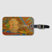 Lotus Light – Royal Pavilion kroonluchter print Bagagelabel (Voorkant (horizontaal))