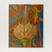 Lotus Light – Royal Pavilion kroonluchter print Legpuzzel (Verticaal)