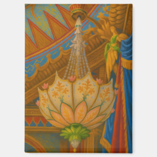 Lotus Light – Royal Pavilion kroonluchter print Magneet