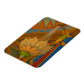 Lotus Light – Royal Pavilion kroonluchter print Magneet (Linkerzijde)