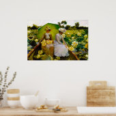Lotus Lilies by Charles Courtney Curran Poster (Keuken)