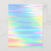 lotus logo kleurrijke golven schoonheidsberoeps flyer (Achterkant)