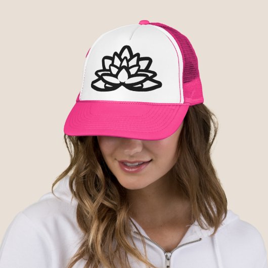 Lotus Logo Trucker Pet (In situ)