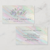 Lotus logo visitekaartje (Voorkant / Achterkant)