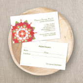 Lotus Logo Wellness and Mental Health Appointment Afsprakenkaartje