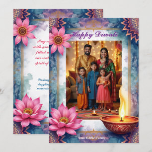 Lotus Lounge Diwali wenskaart Kaart
