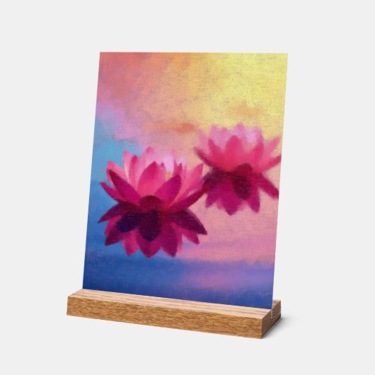 Lotus Love Acryl Bord (Hoek)