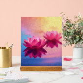 Lotus Love Acryl Bord (Huwelijk)