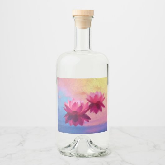 Lotus Love Likeurfles Etiket (Voorkant)