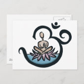 Lotus Lover Yoga Briefkaart (Voorkant / Achterkant)