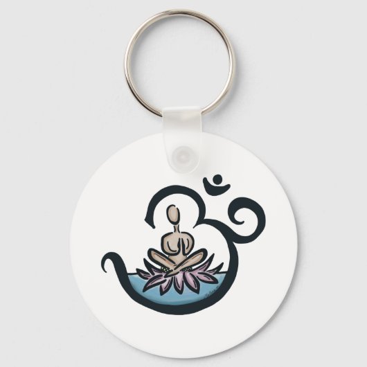 Lotus Lover Yoga Sleutelhanger (Voorkant)