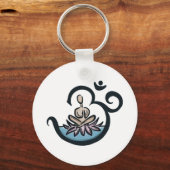 Lotus Lover Yoga Sleutelhanger (Voorkant)