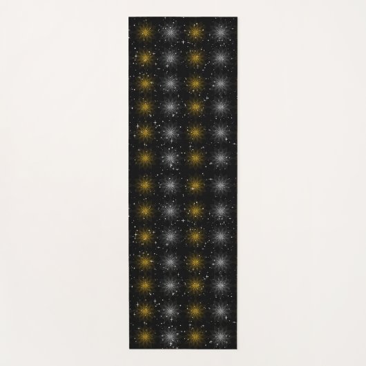 Lotus Luminic Floral Pattern Yogamat (Voorkant)