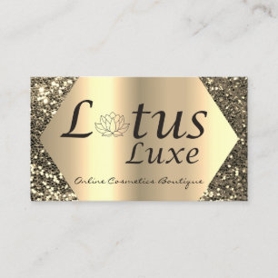 Lotus Lux Makeup Eyebrows Lashes Gold Social Media Visitekaartje