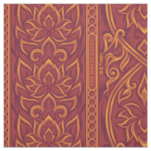 Lotus Luxe Tapestry Patroon - De Witte Lotus Stof