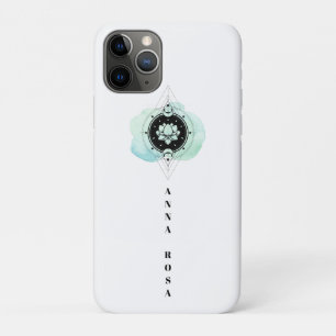 *~* Lotus, Maan, Sterren Gezegelde Symbool Verlich Case-Mate iPhone Case
