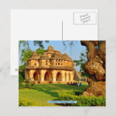 Lotus Mahal, Vijayanagara, India Briefkaart (Voorkant / Achterkant)
