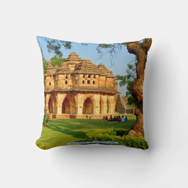 Lotus Mahal, Vijayanagara, India Kussen (Voorkant)