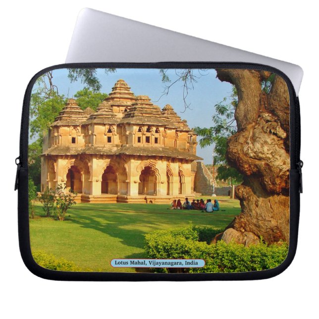 Lotus Mahal, Vijayanagara, India Laptop Sleeve (Voorkant)