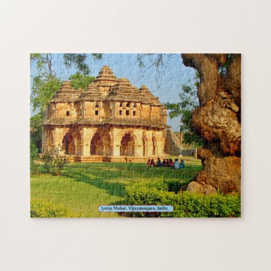 Lotus Mahal, Vijayanagara, India Legpuzzel (Horizontaal)