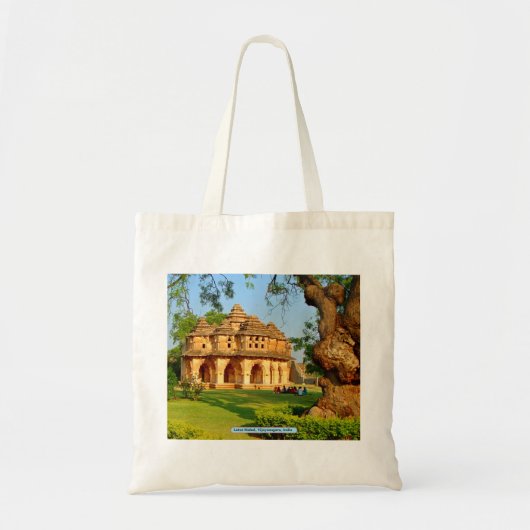 Lotus Mahal, Vijayanagara, India Tote Bag (Voorkant)