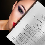 Lotus Makeup Artist Beauty Salon Lashes Flyer Grey<br><div class="desc">florenceK luxe schoonheidssalon</div>