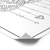 Lotus Mandala Adult Coloring Poster (Hoek)