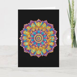 Lotus Mandala Boho Yoga Meditatie  Kaart