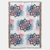 Lotus Mandala Deken (Voorkant Verticaal)