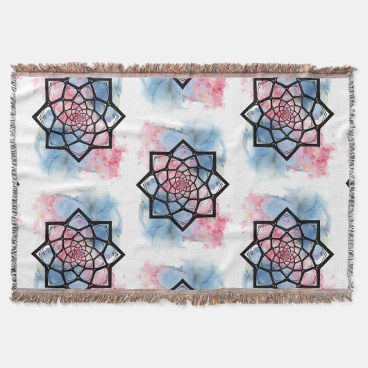 Lotus Mandala Deken (Voorkant)