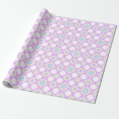 Lotus Mandala Design Cadeaupapier (Uitgerold)